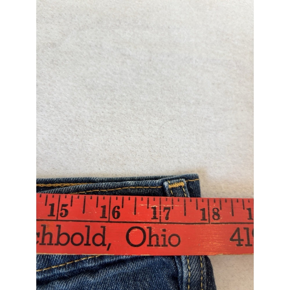 Levis Jeans Mens 35x30 Blue Denim Western Fit Straight Leg Adult - Picture 6 of 12